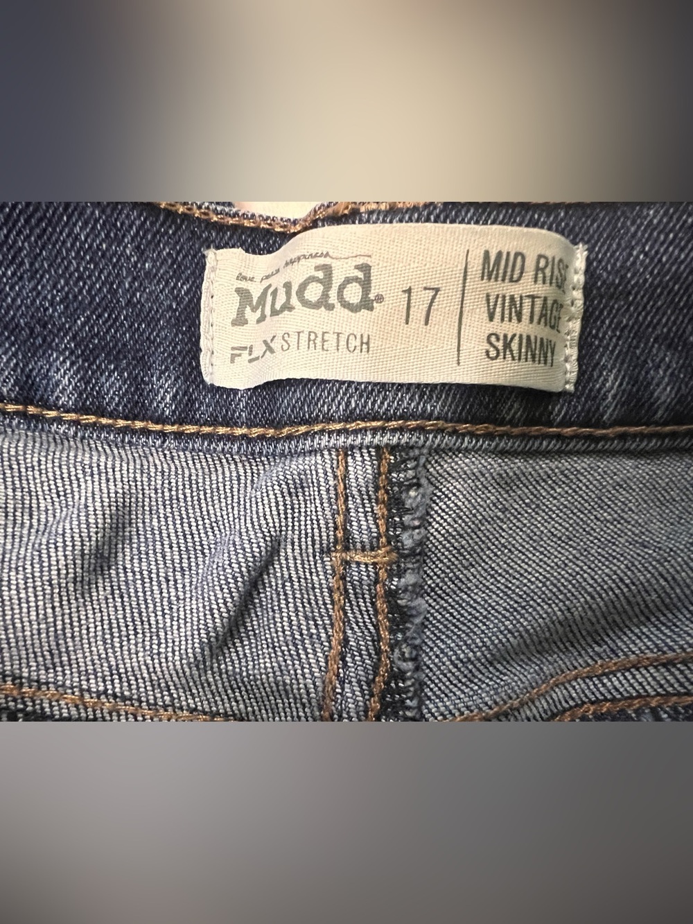 Mudd Women's Dark Wash Skinny Jeans - Picture 5 of 7